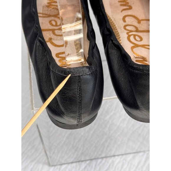 Sam Edelman Black Ballet Flats Logo Detail 6.5 - Picture 11 of 11